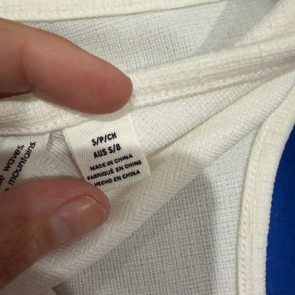 Roxy Cream Ribbed Tank Mini Dress - Picture 4 of 5